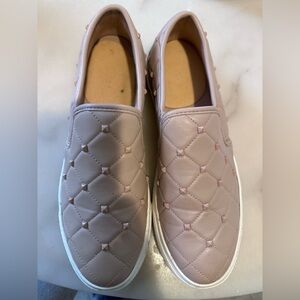 Aldo Pink Quilted Slip-On Sneakers